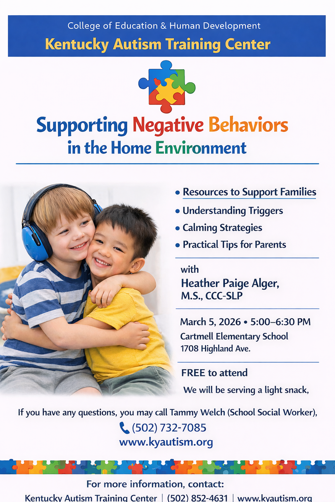 autism training flyer