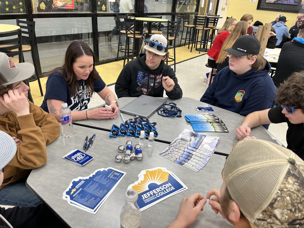 Students at Career Cluster Friday