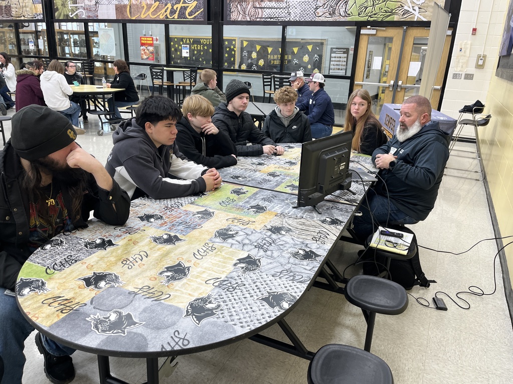 Students at Career Cluster Friday