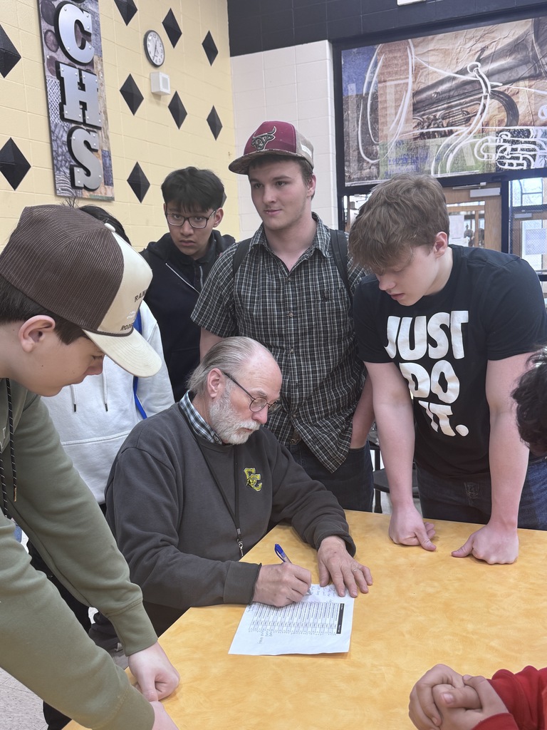 Students at Career Cluster Friday