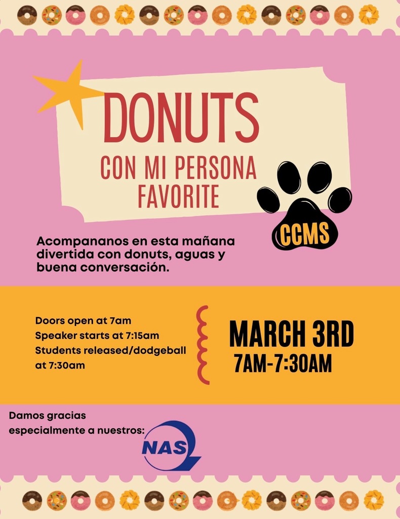 Donuts with my favorite person Espanol