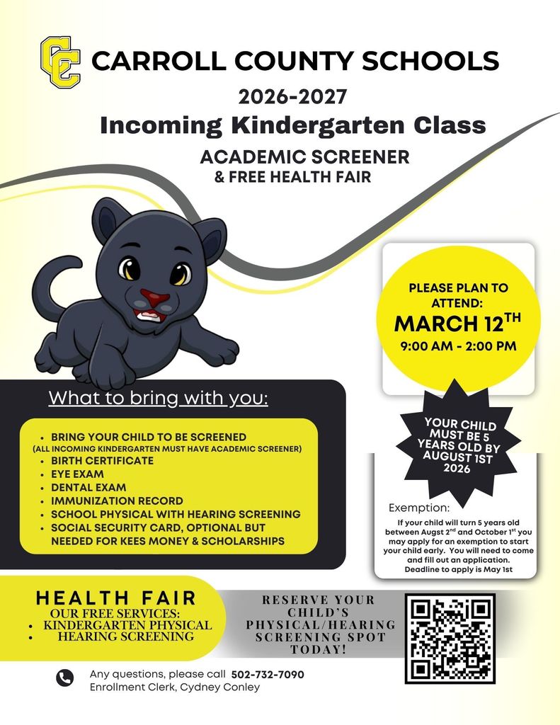 Kindergarten flyer