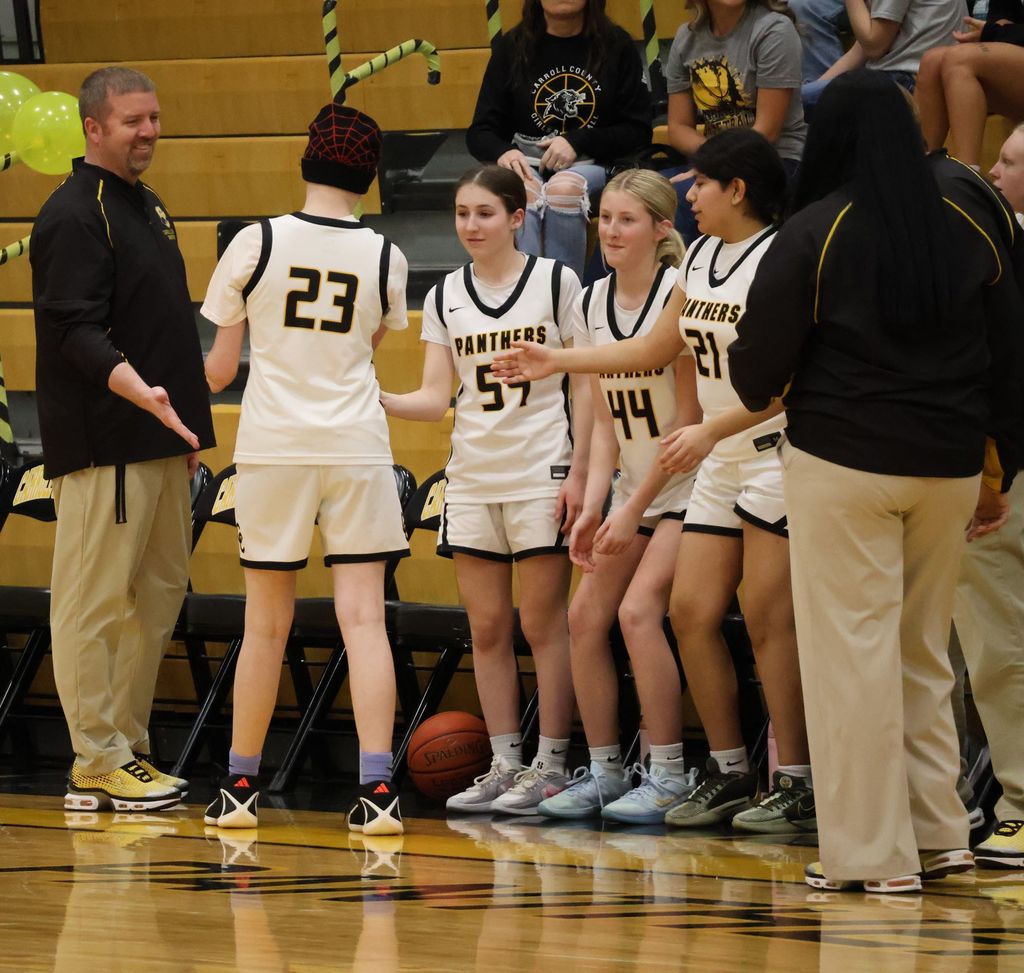 girls playing basketball