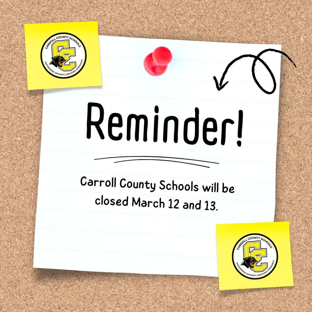 School closed flyer