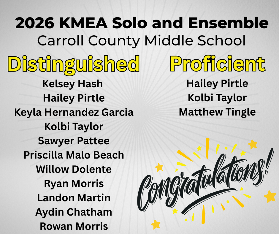 Picture announcing distinguished and proficient performances.