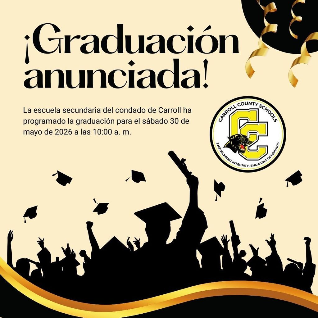 graduation date announced Spanish version