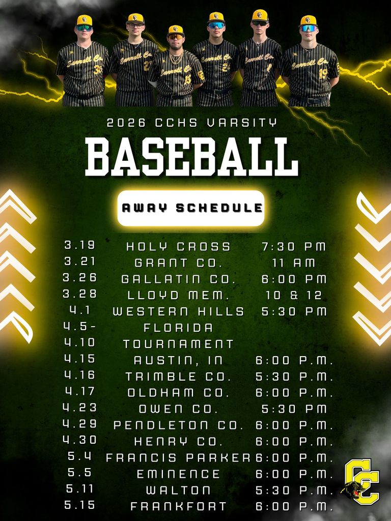 varsity away schedule