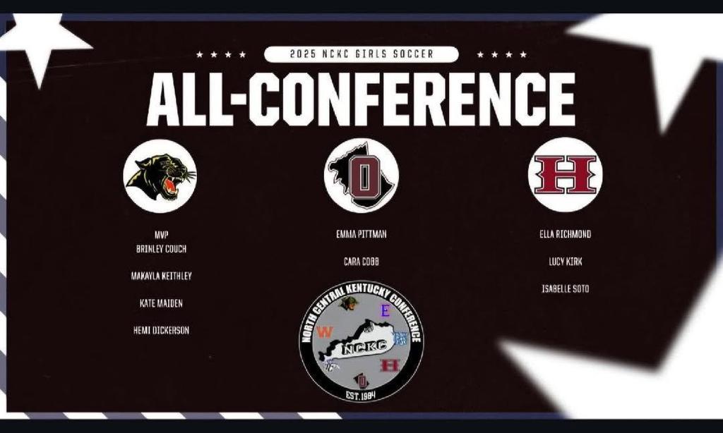 NCKC All Conference team girls soccer