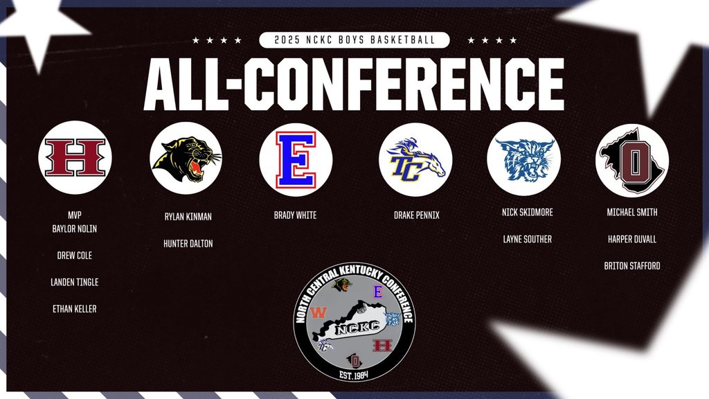 NCKC All Conference team boys basketball