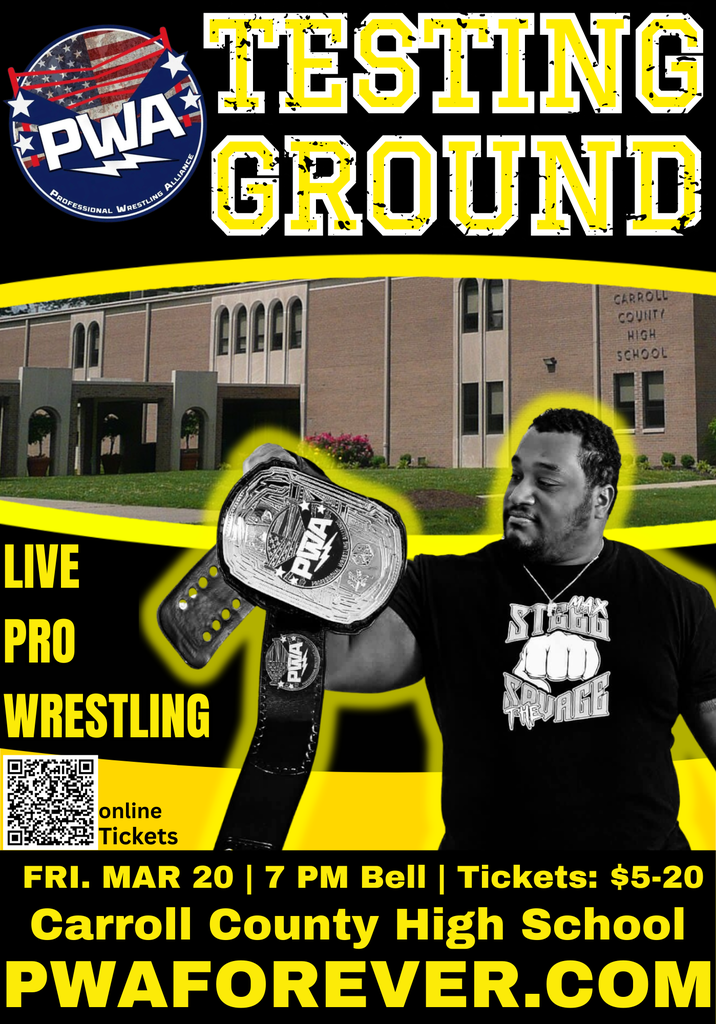 wrestling flyer