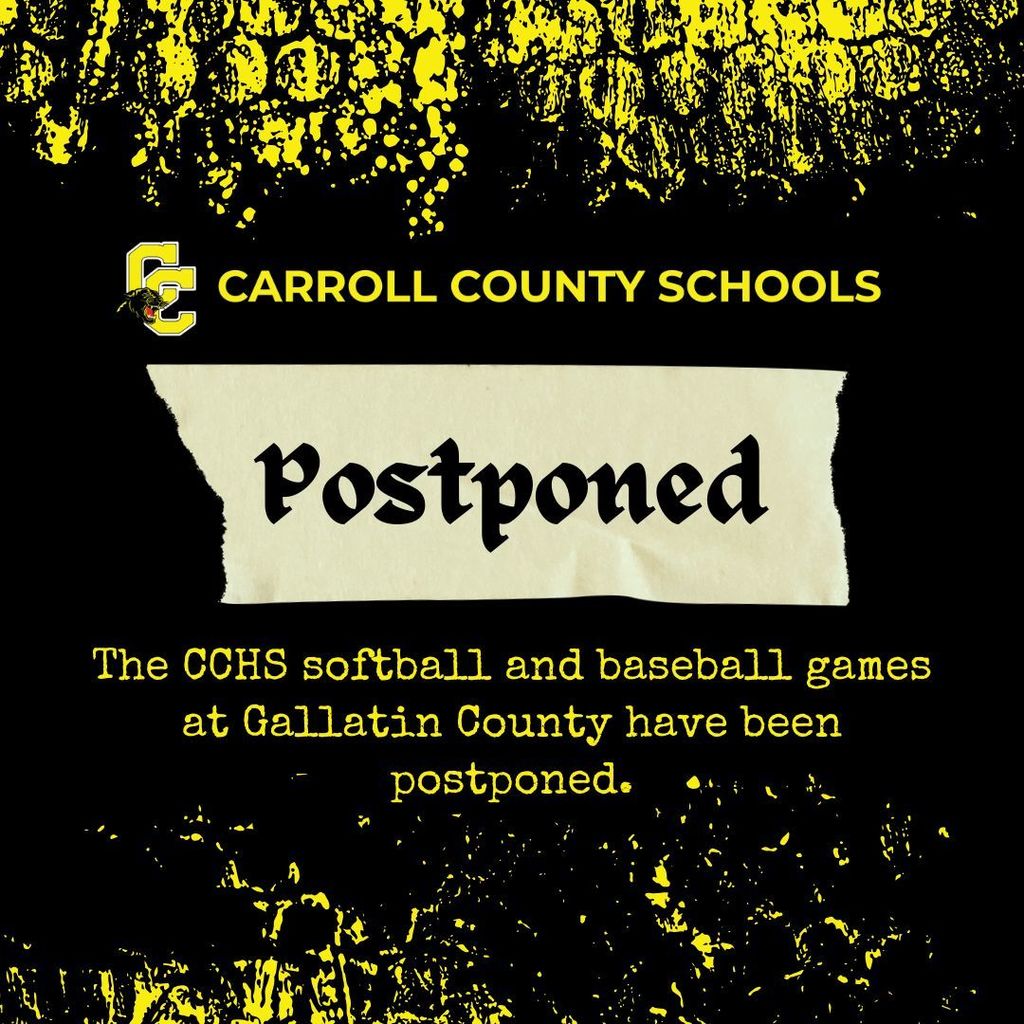games postponed flyer