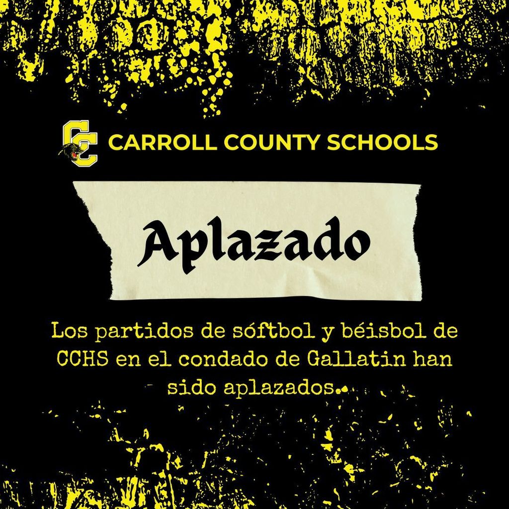 games postponed flyer Spanish version