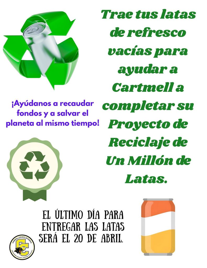 Recycling flyer Spanish version