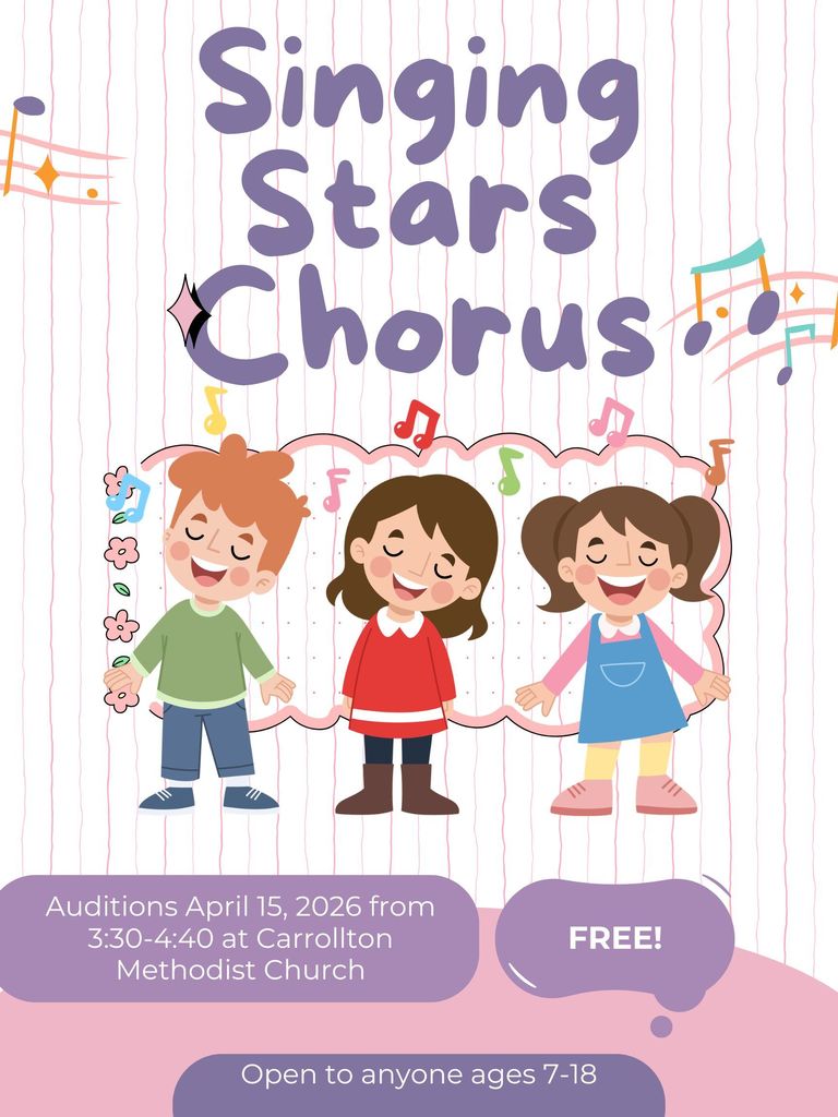 singing stars flyer English version