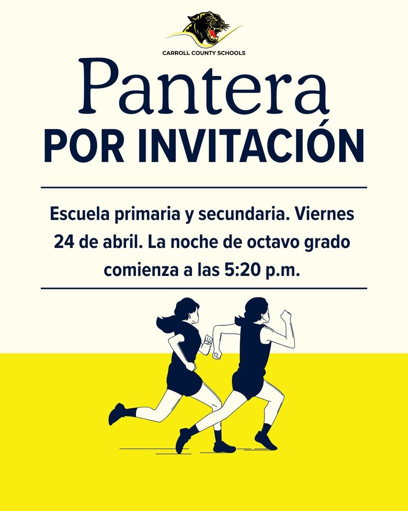 Panther track meet Spanish version