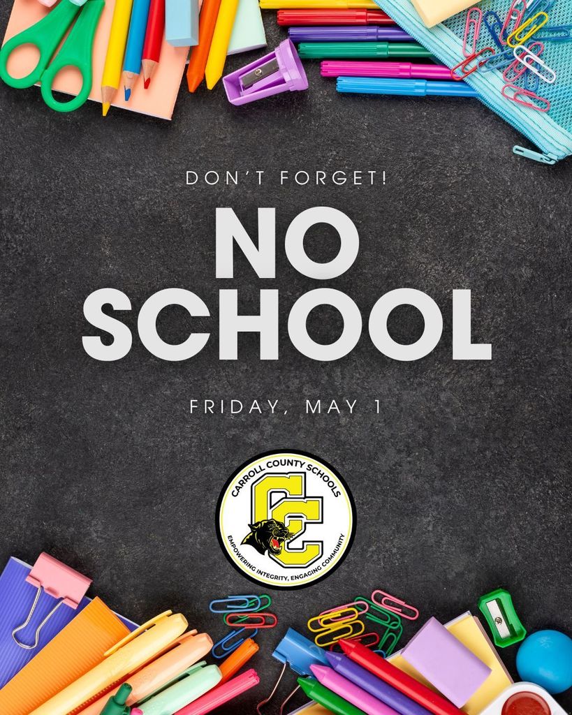 No school May 1 English version