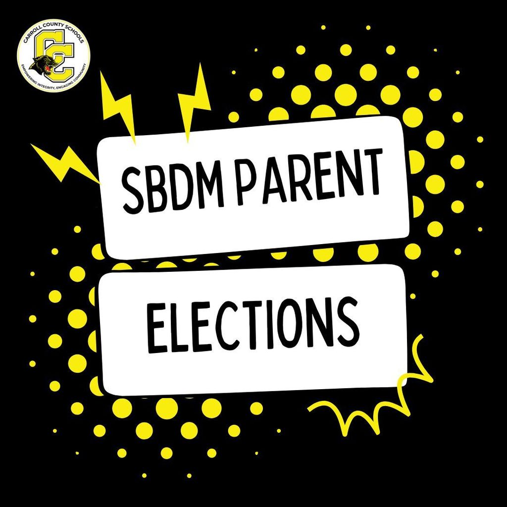 SBDM Parent Elections flyer