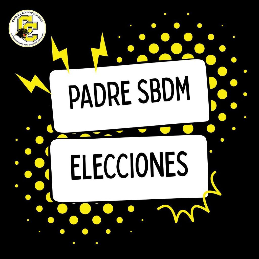 SBDM Parent Elections flyer