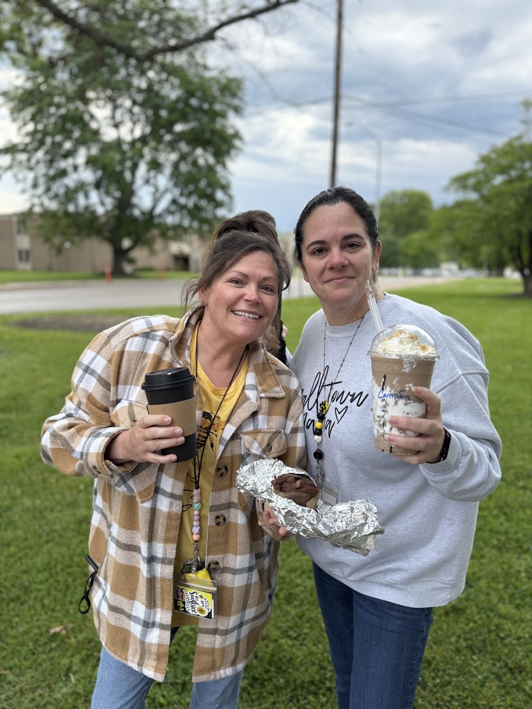 staff enjoying coffee