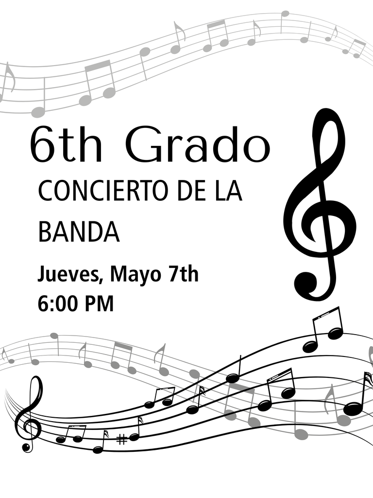 6th Grade Band Spanish