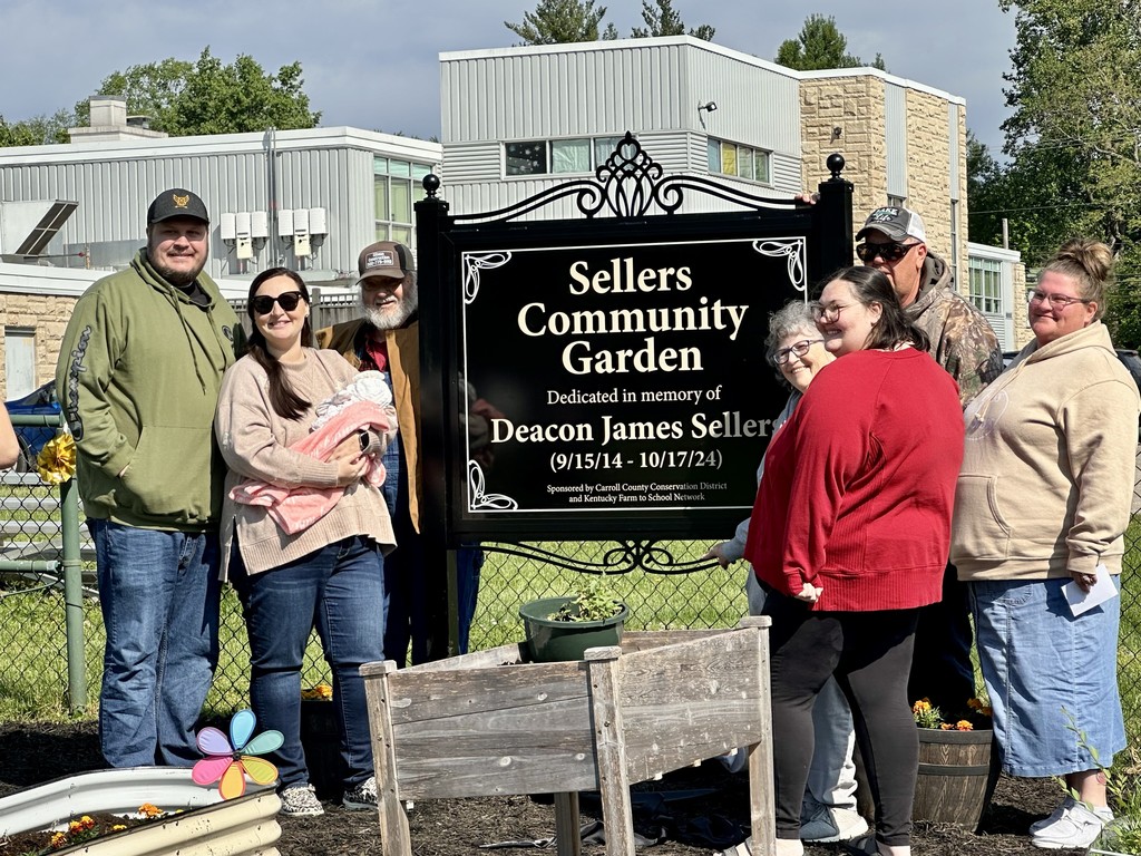 Sellers Community Garden dedication