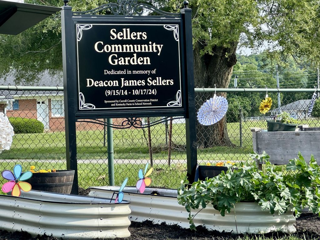 Sellers Community Garden dedication