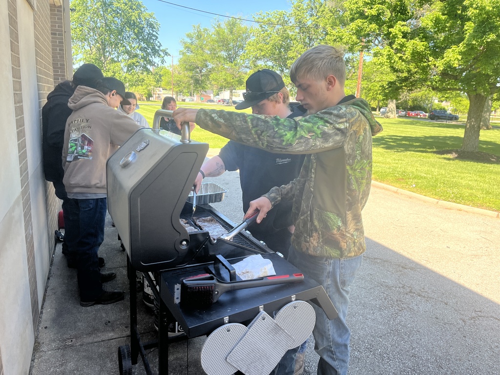 Students cooking for Staff Appreciation Week