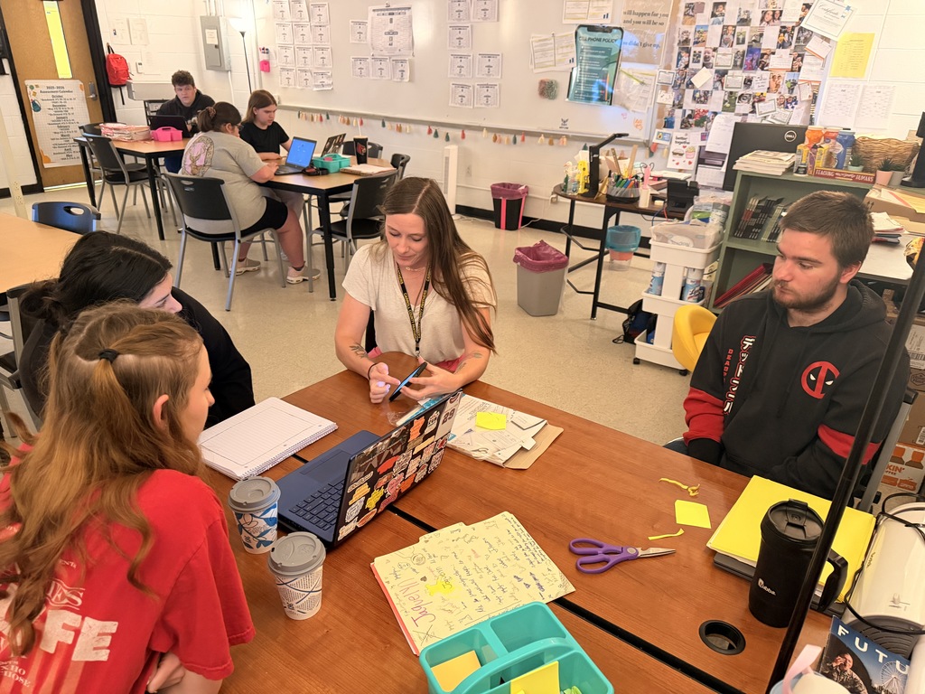 students collaborating