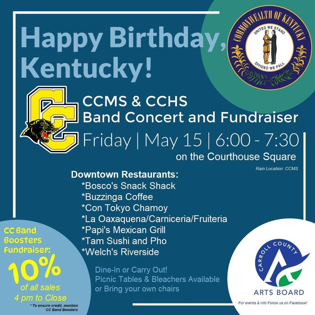 CCMS/CCHS Band Concert Flyer