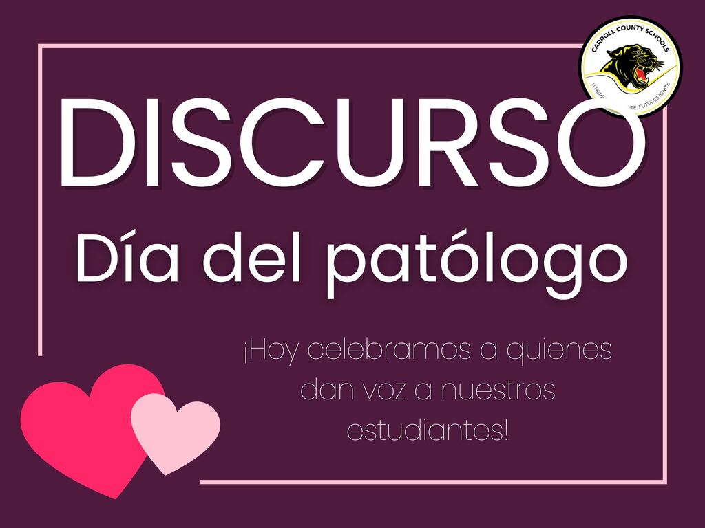 Speech pathologist day Spanish version