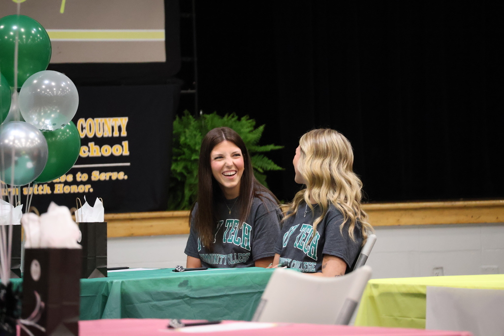 students at signing day