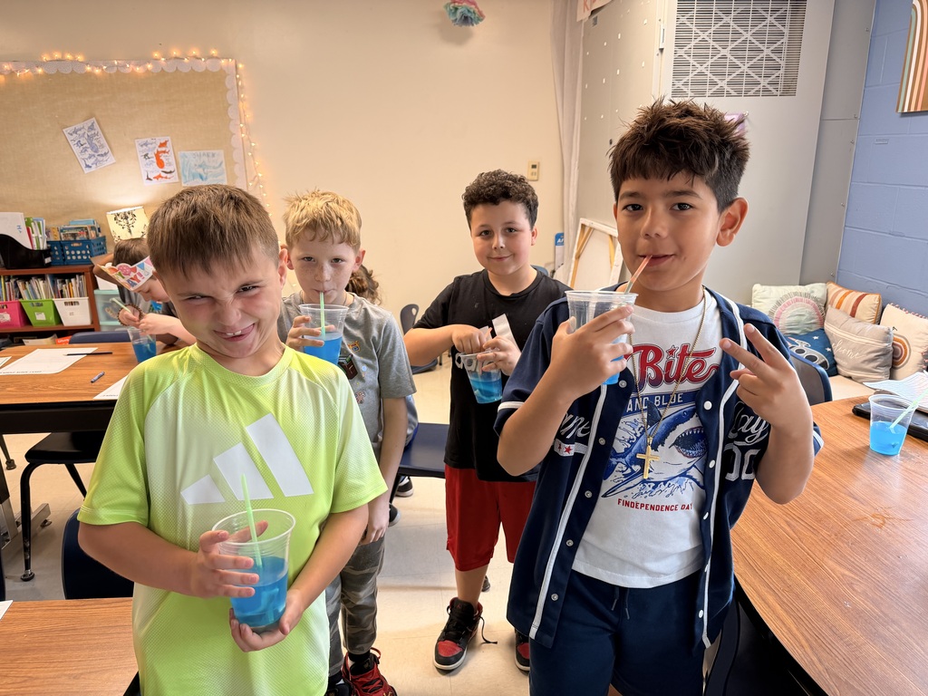 students enjoying a treat