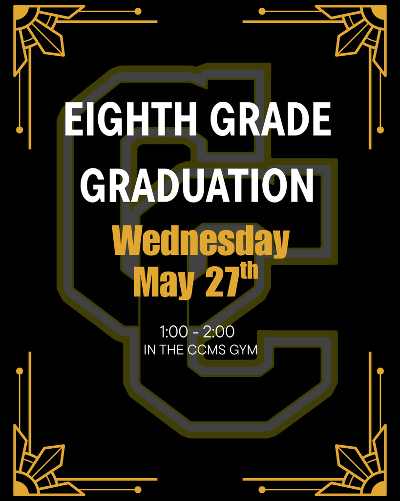 Eighth Grade Graduation flyer