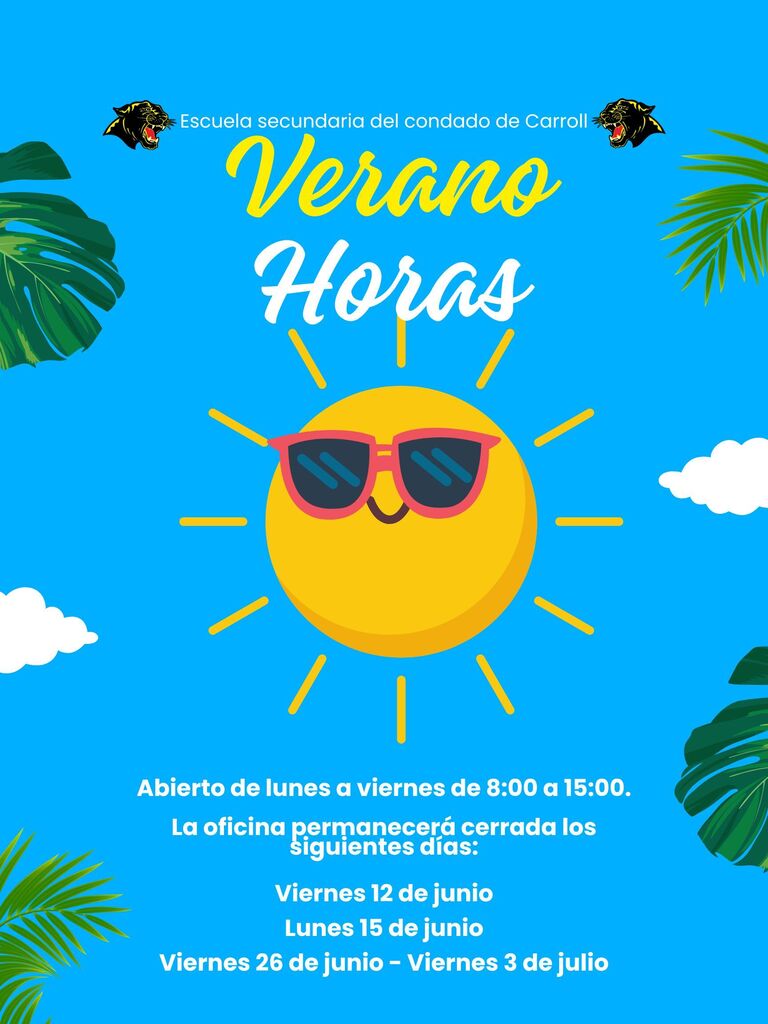 School hours Spanish version