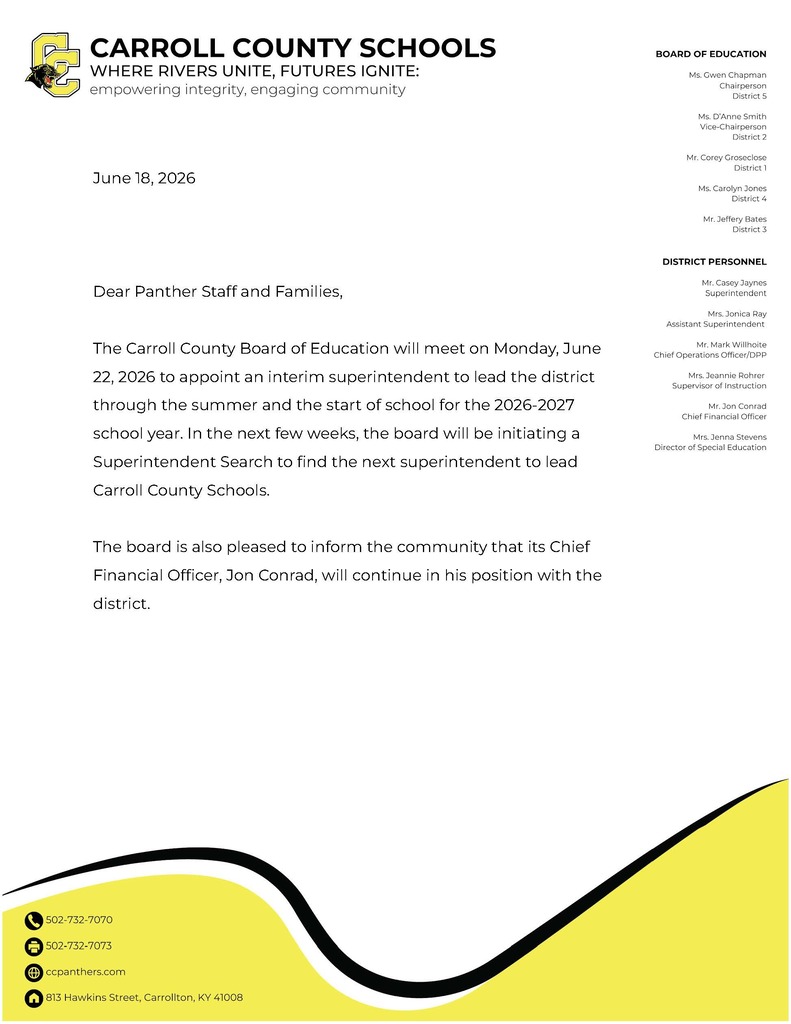 Board letter English version