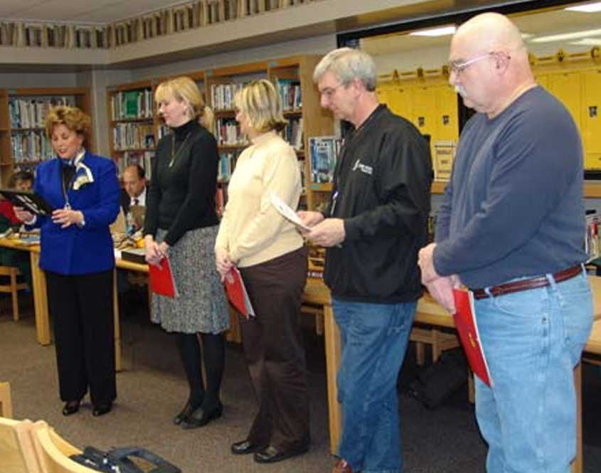 Former Carroll County Board of Education members
