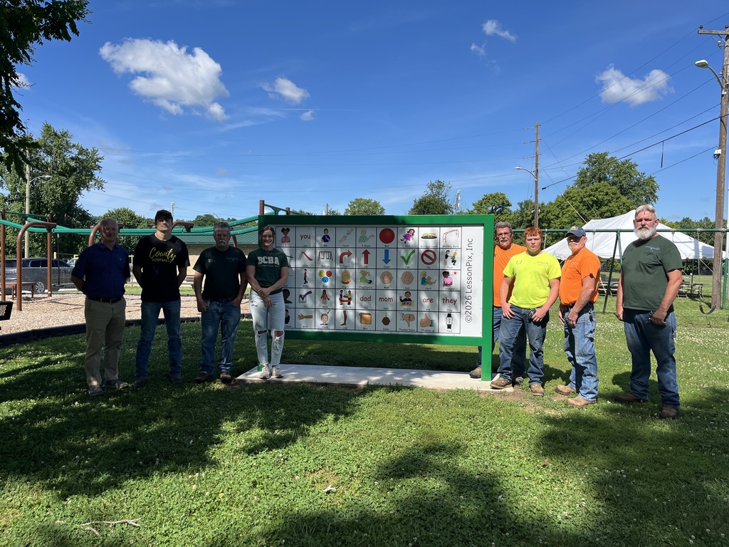 Communication board at Point Park