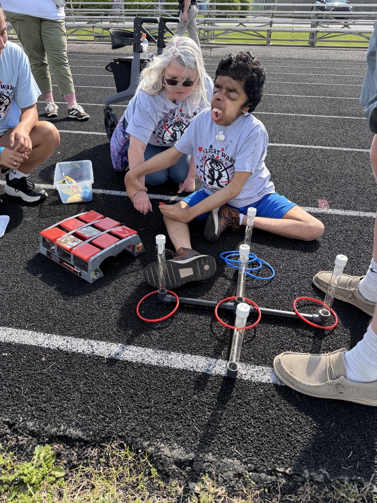 student at field day