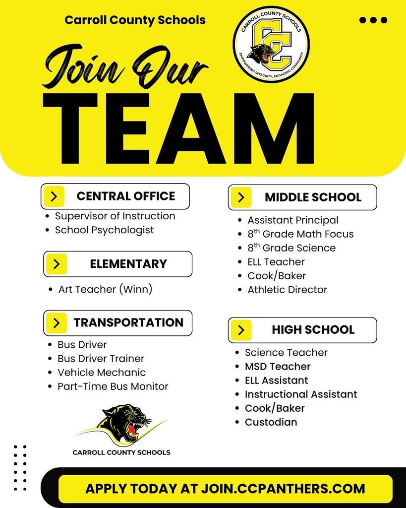 Vacancies flyer