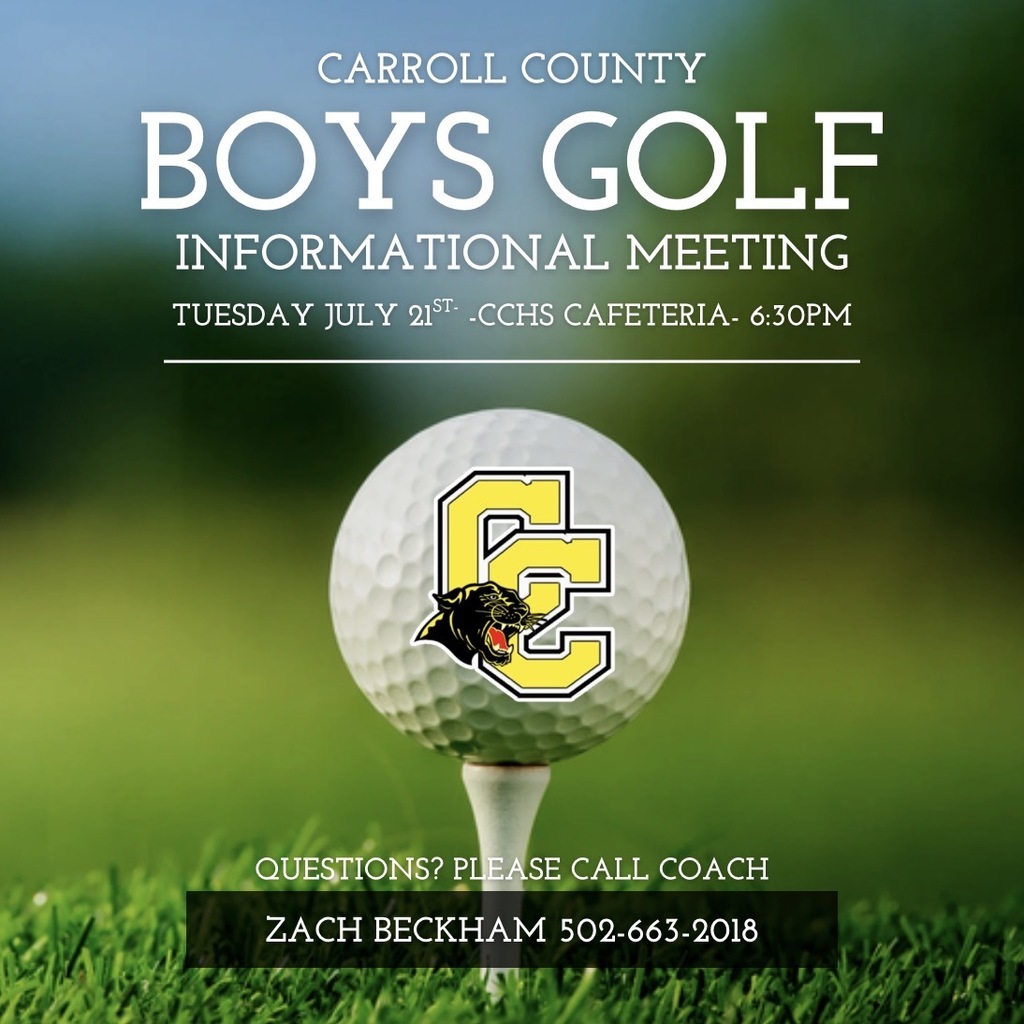 boys' golf flyer