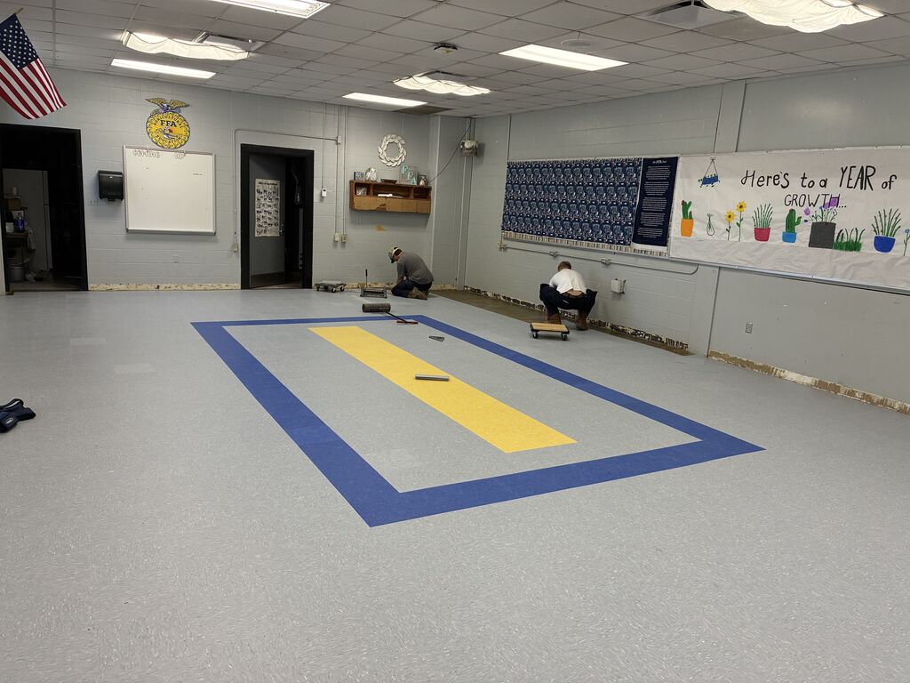 Installing new flooring