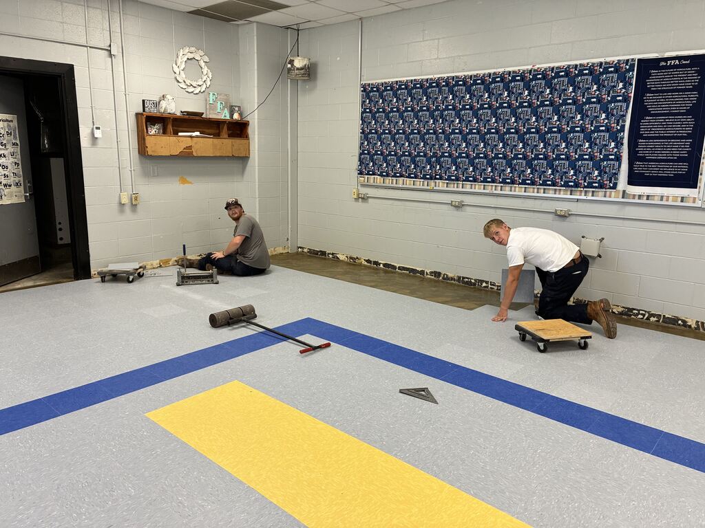 Installing new flooring