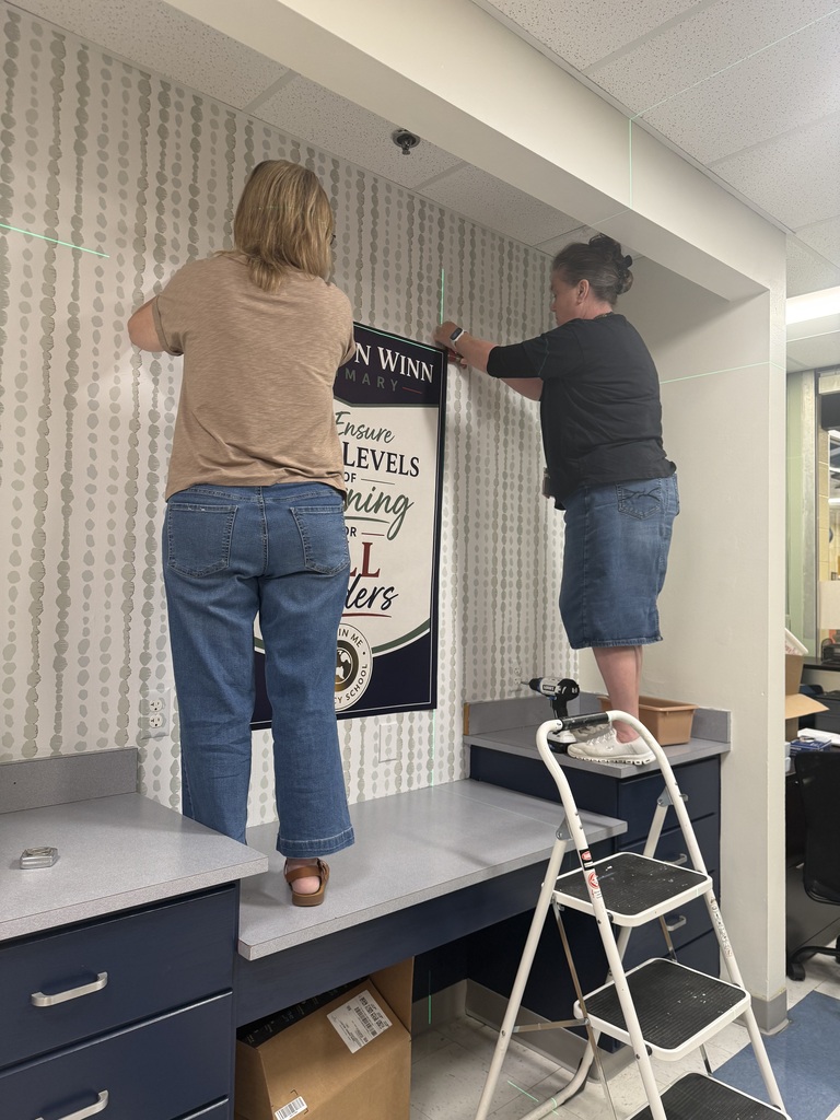 Hanging a banner