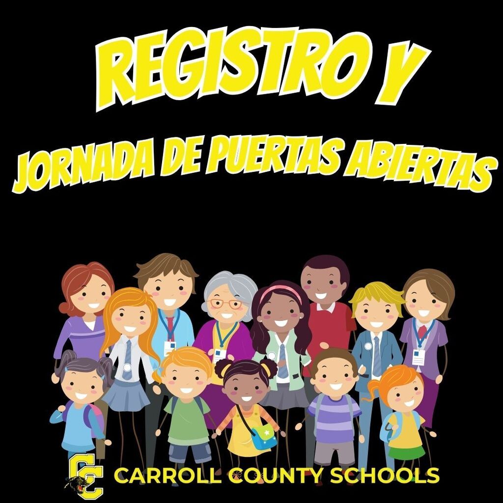 Registration and open house flyer Spanish version