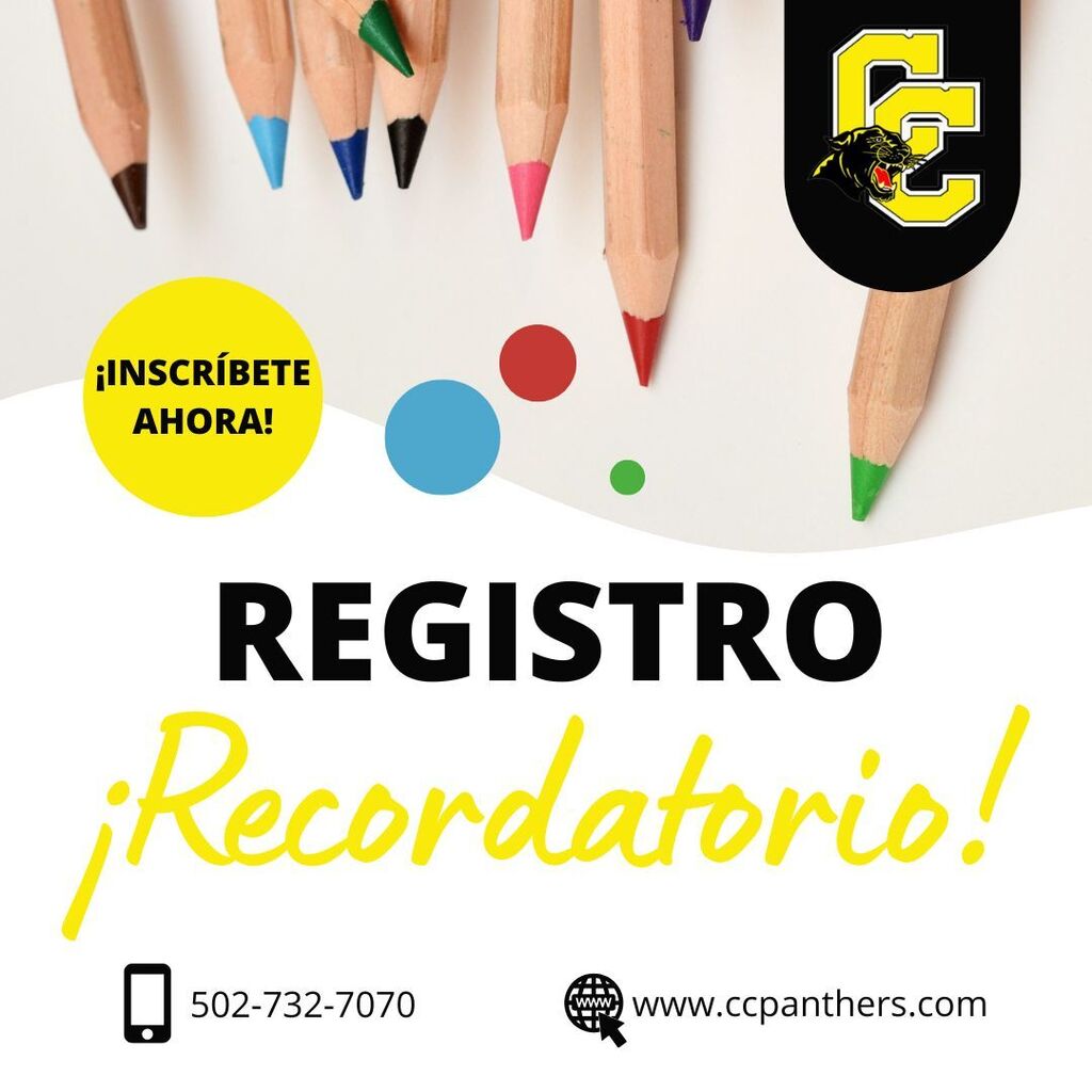 Registration reminder Spanish version