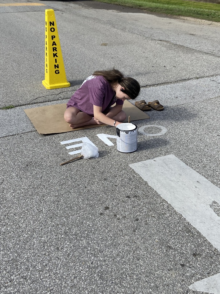 painting roadway