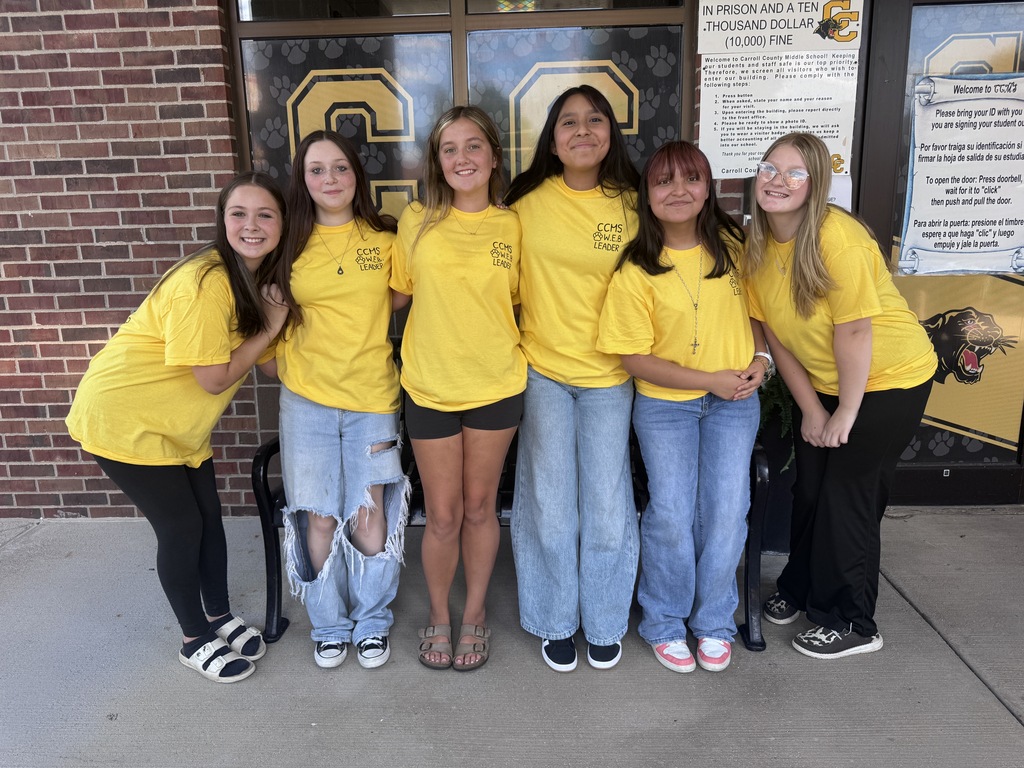 WEB Leaders Greeting STudents at Open H ouse
