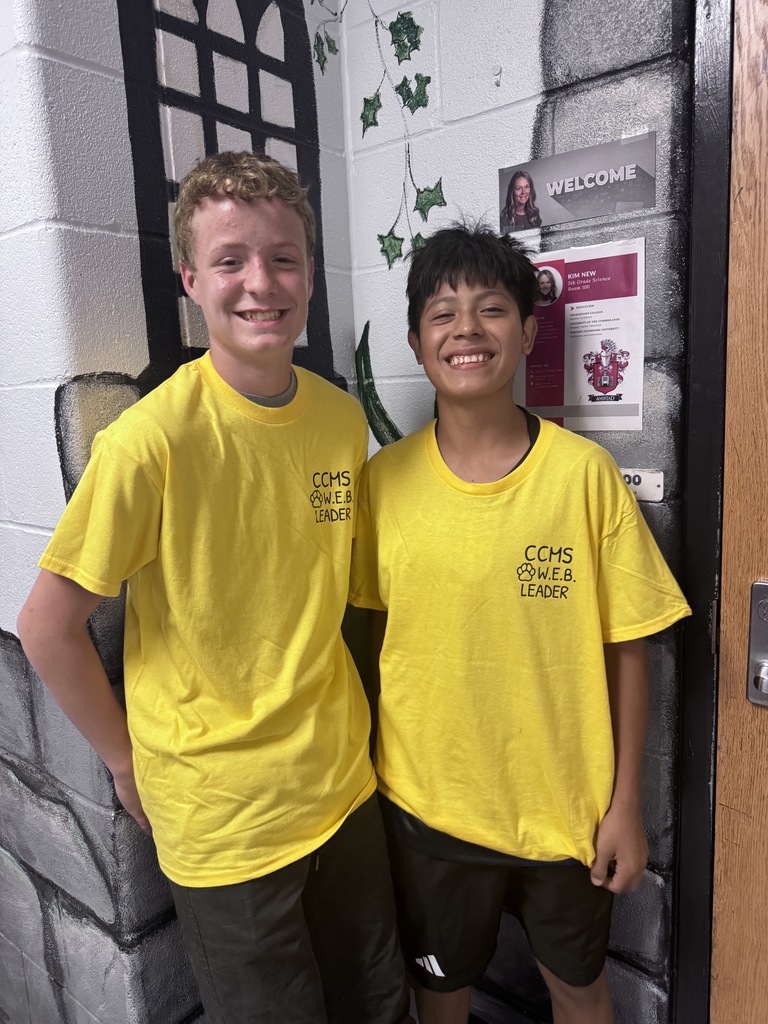 WEB Leaders Greeting STudents at Open H ouse