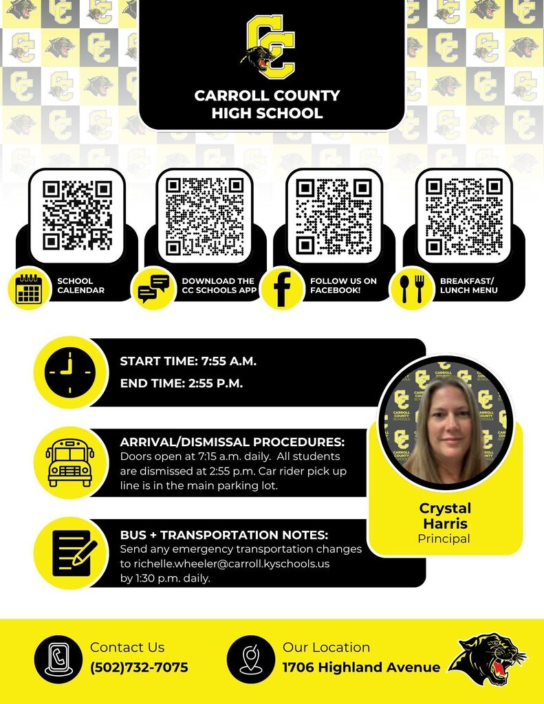 CCHS One Page Informational Sheet