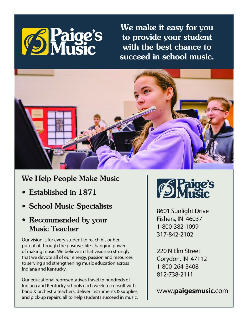 instrument rental flyer